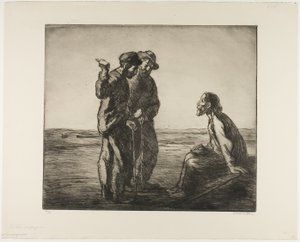 Trzej towarzysze autorstwa Théophile Alexandre Pierre Steinlen