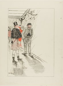 Włóczęga z Paryża autorstwa Théophile Alexandre Pierre Steinlen