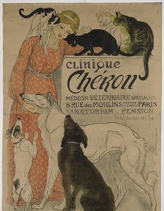 Klinika Cherona autorstwa Théophile Alexandre Steinlen
