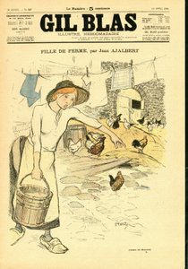 Okładka „Gil Blas”” autorstwa Théophile Alexandre Steinlen