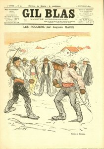 Okładka „Gil Blas”” autorstwa Théophile Alexandre Steinlen