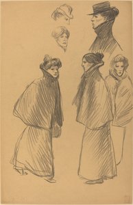 Rysunek Studia [odbyt] autorstwa Théophile Alexandre Steinlen