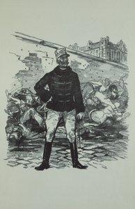 Generał Gaston Auguste (1830-1909) markiz de Gallifet, w całej swojej chwale autorstwa Théophile Alexandre Steinlen