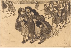 Dziewczyny ze szkoły autorstwa Théophile Alexandre Steinlen