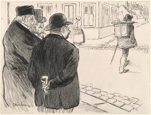 Zachowuje się jak malarz autorstwa Théophile Alexandre Steinlen