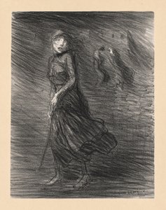 Na ulicy (Dans la Rue) autorstwa Théophile Alexandre Steinlen