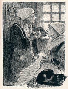 Kobiety Francji z kobiecych piosenek, 1897, 1898 autorstwa Théophile Alexandre Steinlen