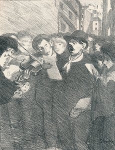 Lile Des Baisers z Pieśni kobiet, 1897, 1898 autorstwa Théophile Alexandre Steinlen