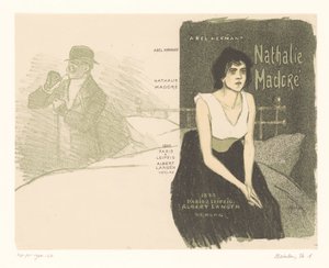 Projekt okładki: Abel Hermant z Nathalie Madoré Nathalie Madore (tytuł na obiekcie) autorstwa Théophile Alexandre Steinlen