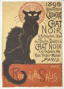 Ponowne otwarcie Cabaret du Chat Noir, 1896. autorstwa Théophile Alexandre Steinlen