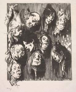 Dziesięć zabójstw za grosz, 1897. autorstwa Théophile Alexandre Steinlen
