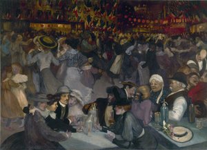 Bal 14 lipca autorstwa Théophile Alexandre Steinlen