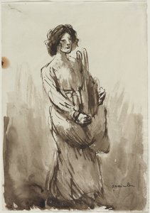 Nosiciel Chleba, czwarta ćw. XIX w. lub pierwsza ćw. XX w. autorstwa Théophile Alexandre Steinlen