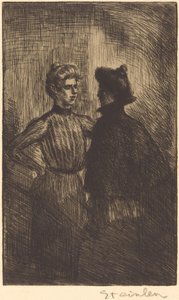 Spotkanie spotyka się, 1902. autorstwa Théophile Alexandre Steinlen