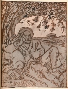 Włóczęga, c1879-1914, 1914 autorstwa Théophile Alexandre Steinlen