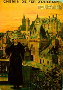 Francuski plakat kolejowy autorstwa Théophile Poilpot