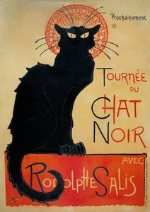 Wycieczka z Czarnym Kotem autorstwa Théophile Alexandre Steinlen