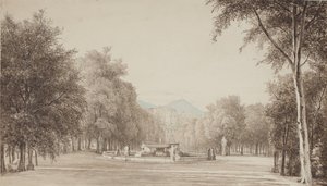 Między Villa Reale (obecnie Villa Nazionale) w Neapolu?