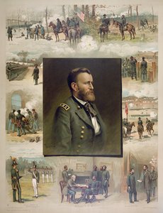 Grant z West Point do Appomattox autorstwa Thure de (after) Thulstrup