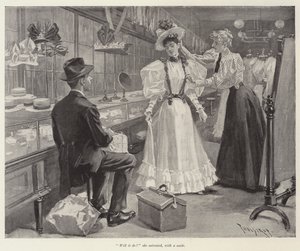 Ilustracja do dnia ich ślubu, W D Howells autorstwa Thure de Thulstrup