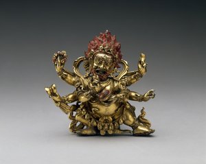 Mahakala Heruka autorstwa Tibetan School