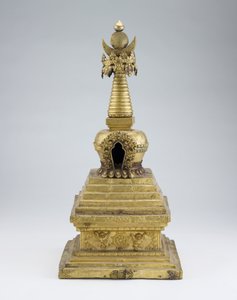 Stupa, koniec XVII-początek XVIII wieku autorstwa Tibetan School