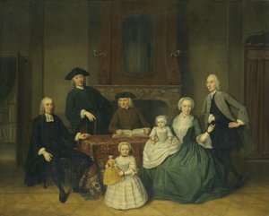 Portret rodziny Braków, amsterdamskich menonitów