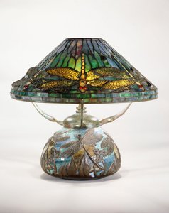 Lampa stołowa ważka Tiffany Studios
