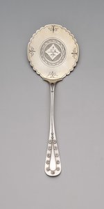 Serwer do ciasta gryczanego w stylu „Stokrotka”, c.1875-80 (srebrny i pozłacany) autorstwa Tiffany and Company