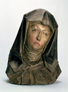 Głowa św. Anny, 1500-10 (drewno malowane)