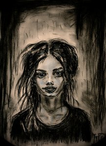 Portret „Mroczne spojrzenie”