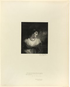 Hrabina Oksfordu, od Old English Masters autorstwa Timothy Cole