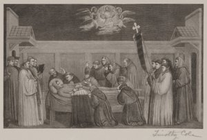 Śmierć św. Franciszka autorstwa Timothy Cole