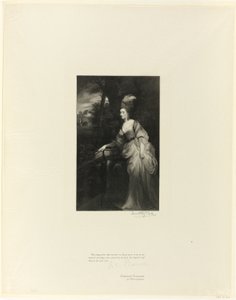 Georgiana, księżna Devonshire, od staroangielskich mistrzów autorstwa Timothy Cole