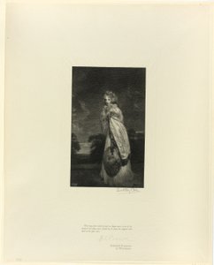 Lady Derby (Miss Farren), ze staroangielskich mistrzów autorstwa Timothy Cole