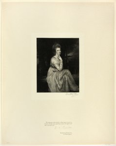 Lady Derby, od Old English Masters autorstwa Timothy Cole