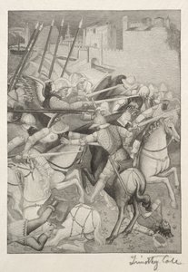 Starzy włoscy mistrzowie: Bitwa pod św. Efezem przeciwko poganom z Sardynii, 1888-1892. autorstwa Timothy Cole