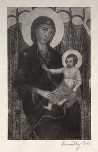 Starzy włoscy mistrzowie: Madonna z Dzieciątkiem, 1885. autorstwa Timothy Cole