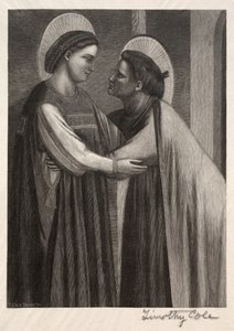 Starzy włoscy mistrzowie: Maria i Elżbieta, 1886. autorstwa Timothy Cole