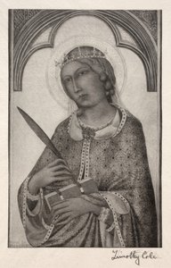 Starzy mistrzowie włoscy: św. Katarzyna Aleksandryjska, 1888-1892. autorstwa Timothy Cole