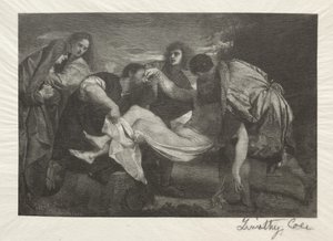 Starzy włoscy mistrzowie: złożenie do grobu, 1889. autorstwa Timothy Cole