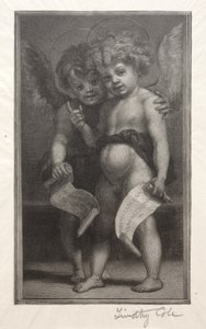 Starzy włoscy mistrzowie: Dwa anioły dzieci, 1888-1892. autorstwa Timothy Cole