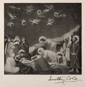 Złożenie do grobu, 1887. autorstwa Timothy Cole