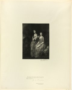 Siostry: Pani Sheridan i Pani Tickell, z Old English Masters autorstwa Timothy Cole