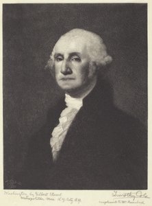 Waszyngton autorstwa Timothy Cole after Gilbert Stuart