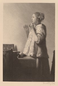 Naszyjnik z pereł autorstwa Timothy Cole after Johannes Vermeer