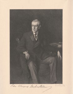 Woodrow Wilson autorstwa Timothy Cole, after John Singer Sargent