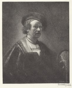 Rembrandta autorstwa Timothy Cole after Rembrandt van Rijn