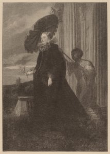 Marchesa Elena Grimaldi, żona markiza Nicola Cattaneo autorstwa Timothy Cole after Sir Anthony van Dyck