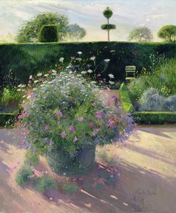 Ostatnie promienie wokół miedzi (olej na płótnie) autorstwa Timothy Easton